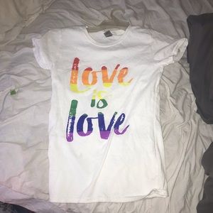 Love is love tee shirt